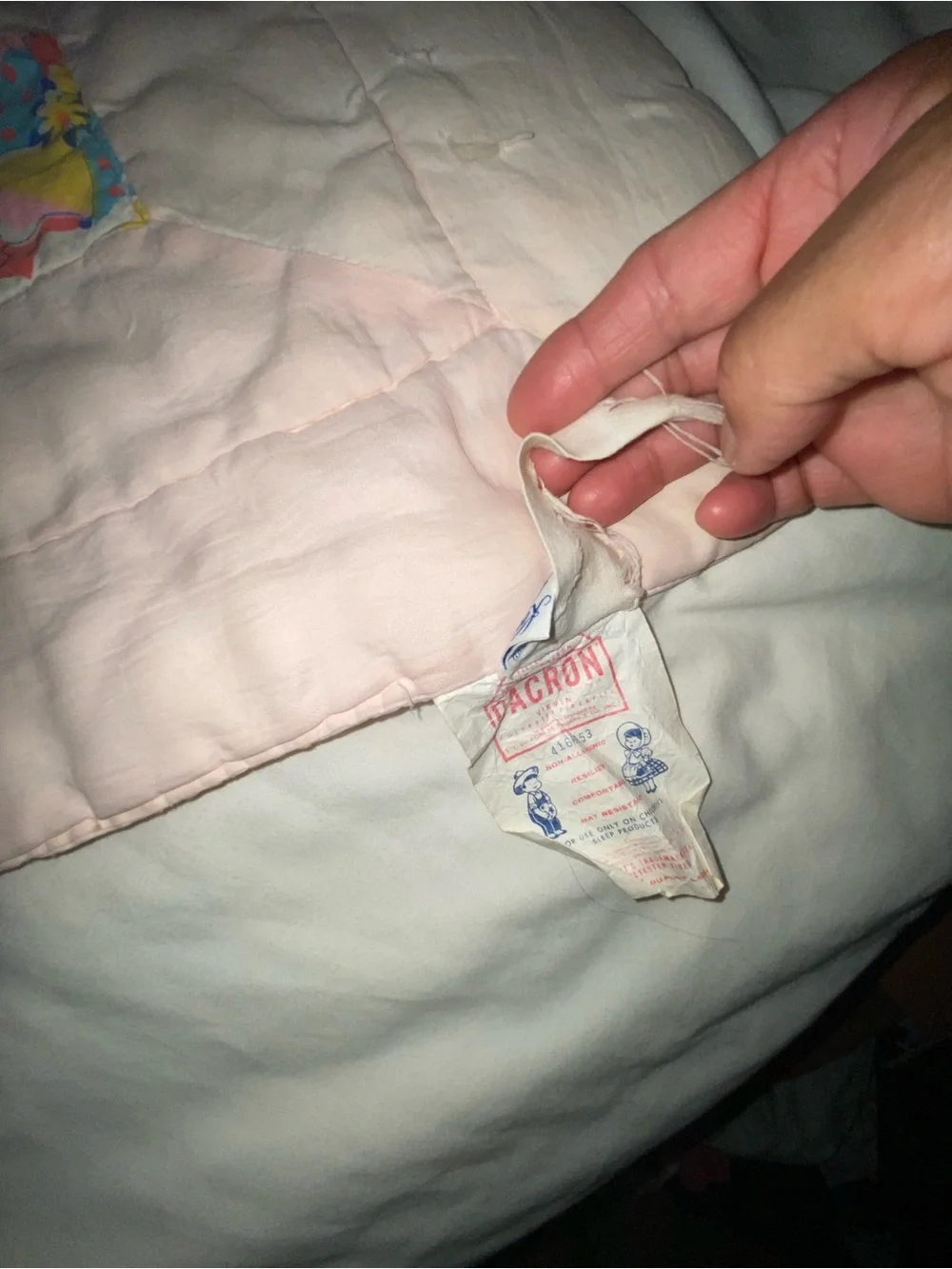 Vintage baby blanket one size